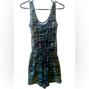 Derek Heart Camo Romper